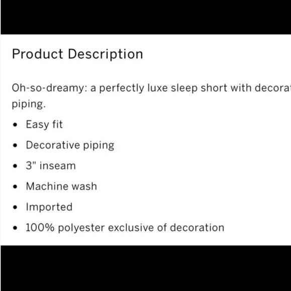 Victoria’s Secret Print Satin Sleep PJ Shorts in Size Medium - Picture 3 of 9